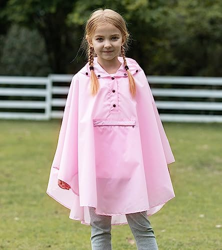 SaphiRose Lightweight-Kids-Rain-Poncho-Jacket