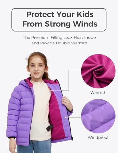Warm Cozy Puffer Jacket for Girls