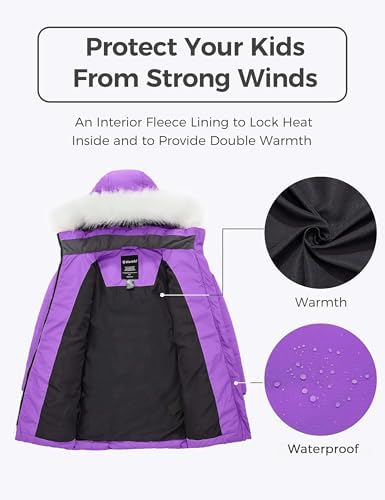 Wantdo Girls Winter Jacket