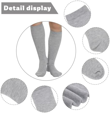 Dxhycc - Soft Cotton Knee-High Socks for Girls - Comfortable Stylish