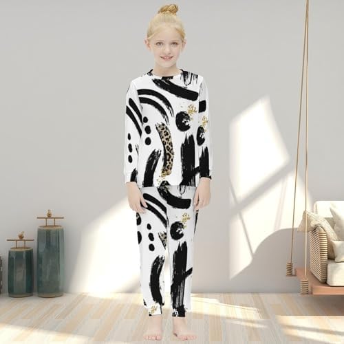 Girls Thermal Pajama Set - Soft Long Johns