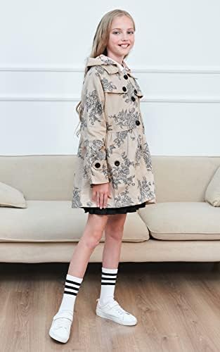 Perfect for Girls BinpaWs Little Girls Refined Trench Coat