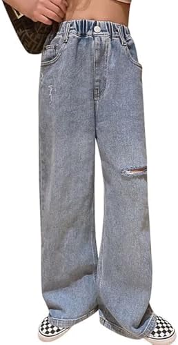 Girls Ripped Jeans Streetwear Kids