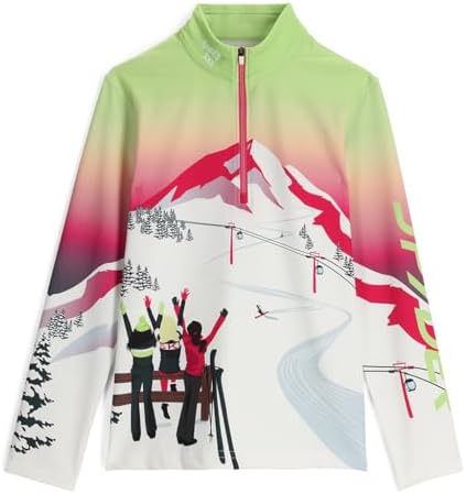 SPYDER Girls Sunset 12 Zip - Soft Stretchy
