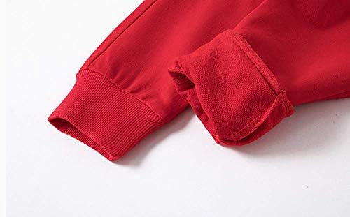 Winter Kids Unisex Solid Cotton Elastic Waist Pants for Toddler