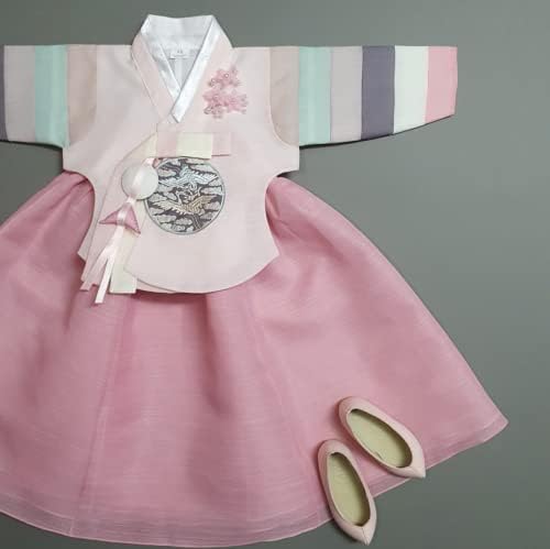 Korean Baby Girl Hanbok Set Traditional Dress for Special Occasions
