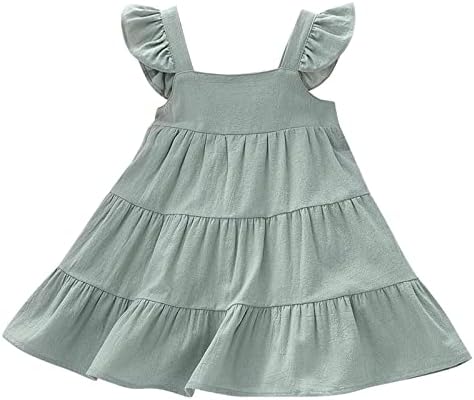Super soft retro ruffle dress for babies