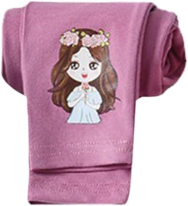 Unique Cartoon Bunny Print Soft Stretch Leggings for Girls