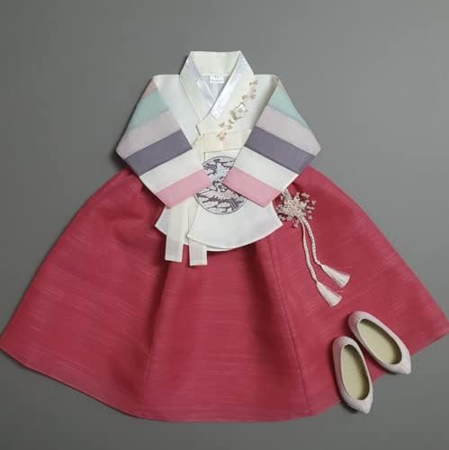 Korean Baby Girl Traditional Hanbok Dress - Elegant Special Occasion