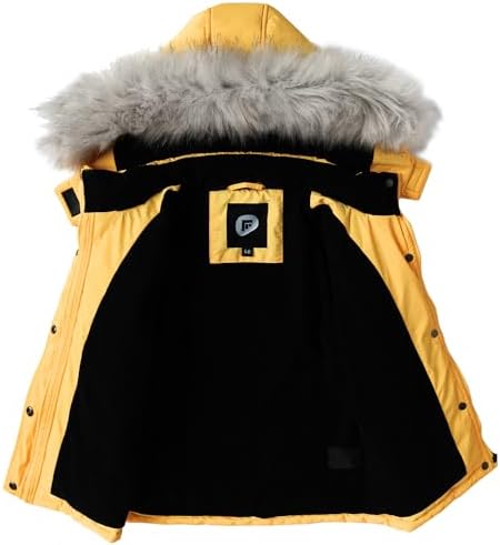 FARVALUE Girls Winter Padded Hooded Puffer Jacket