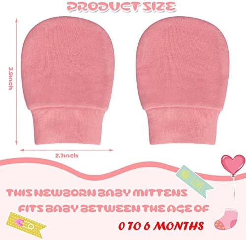 Comfortable No Scratch Baby Mittens