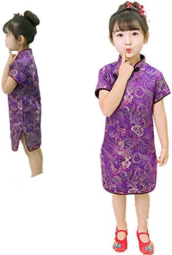 Violet 2-16 Qipao Dress for Baby Girls