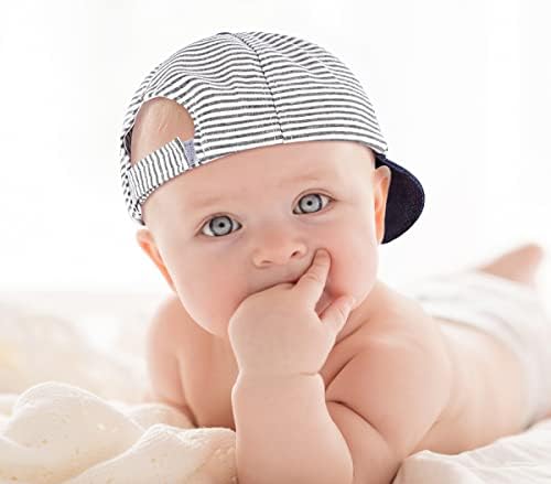 DANMY Baby Striped Baseball Cap Sun Protection for Kids