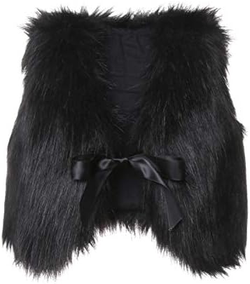 Girls Winter Cozy Faux Fur Vest