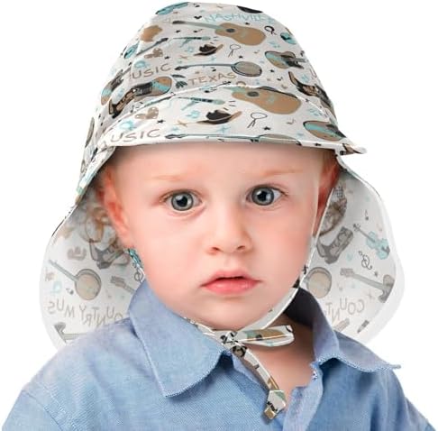 WIFIU Toddler Bucket Hat with Sun Protection