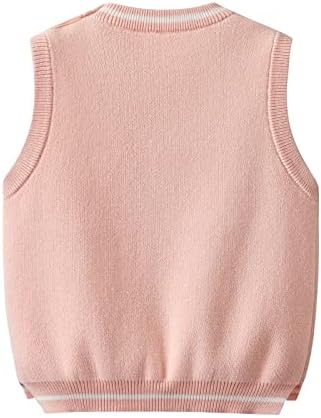 Newborn Baby Glow Sleeveless Knitted Sweater - Autumn Brown for Girls Boys