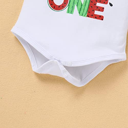 Cute Baby Girl Watermelon Theme 1st2nd Birthday Set