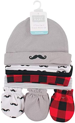 Cotton Cap Mitten Set for Babies
