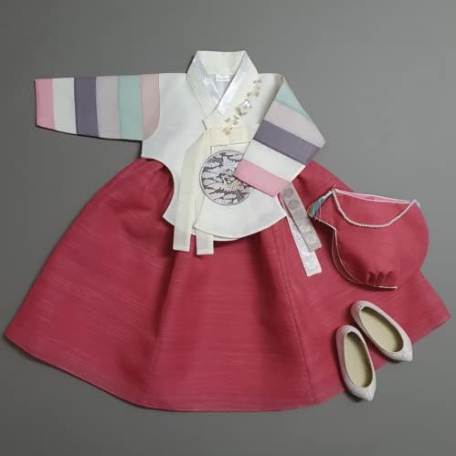 Korean Baby Girl Traditional Hanbok Dress - Elegant Special Occasion