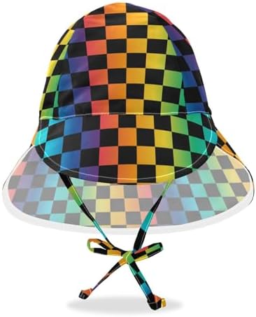 WIFIUAdjustable Baby Sun Shade Toddler Beach Hat with Protection 2-4T