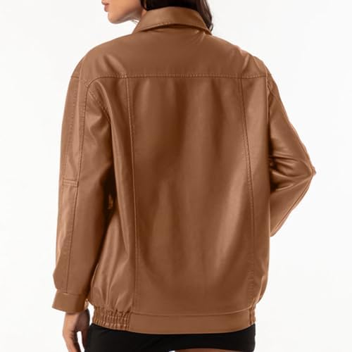 Faux Leather Motorcycle Jacket