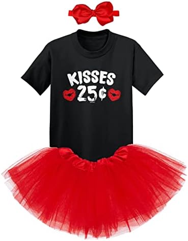 Kisses 25 Cents - Hearts Love Cute Baby Outfit Set