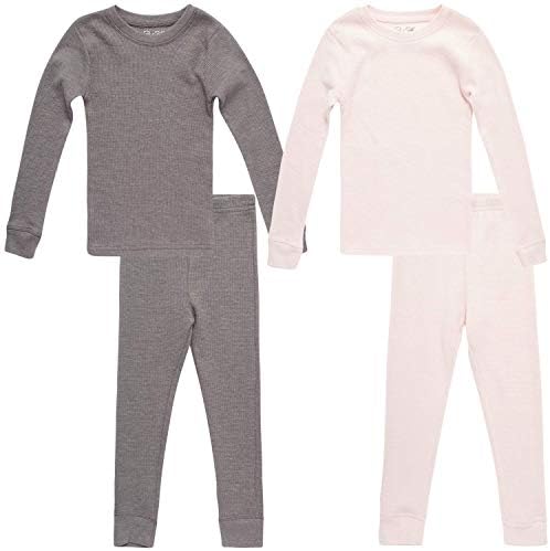 Rene Rofe Girls Thermal Waffle Knit Set