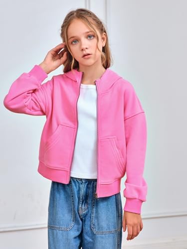 Meikulo Girls Zip Up Hoodie - Soft and Stylish comfortable22700