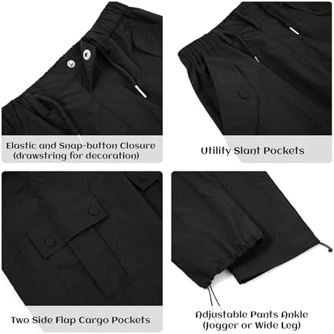 Y2K Para Cargo Pants for Girls