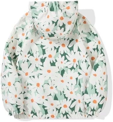 Joyson Girls Durable Rain Jacket - Keeps You Dry in the Rain