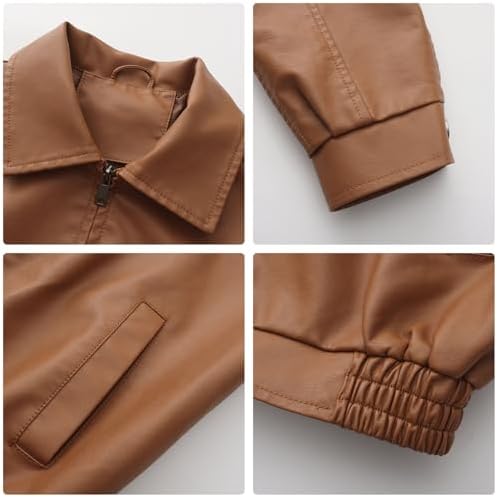 Faux Leather Motorcycle Jacket