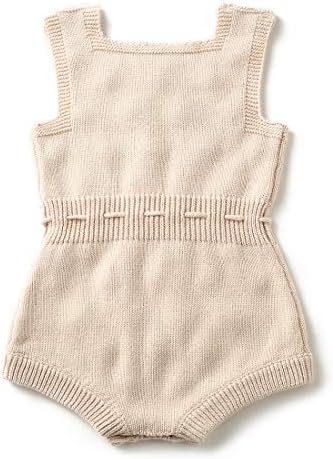 Simplee Kids Baby Girl Sleeveless Romper with Pom Poms