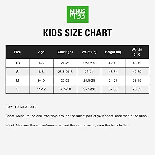 Minus33 Merino Wool Kids Midweight Crew - No Itch