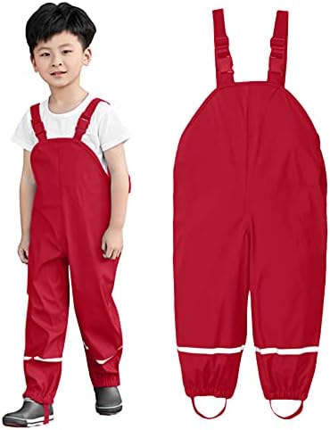Little Ones Waterproof Rain Suspender Pants