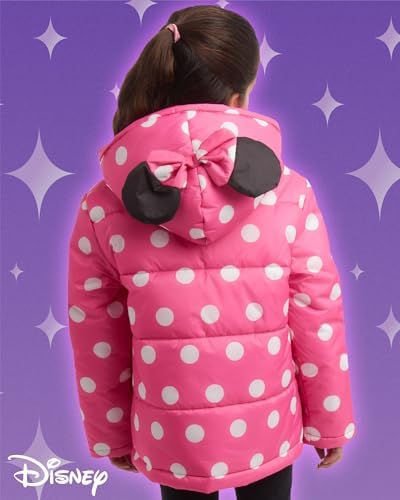 Disney Girls Puffer Jacket - Cozy for Minnie Mouse and Friends