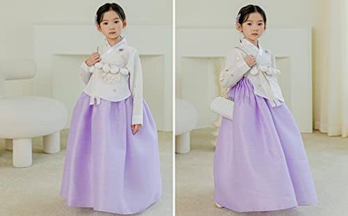Ivory Foil Trad Dress for Korean Kids