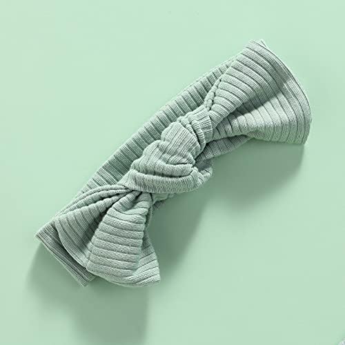 Newborn Girl Ruffle Bloomers with Bow Headband
