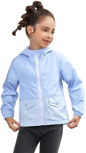 Jxstar White Smoke Posh Zipper Rain Jacket