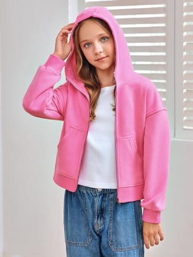 Meikulo Girls Zip Up Hoodie - Soft and Stylish comfortable22700