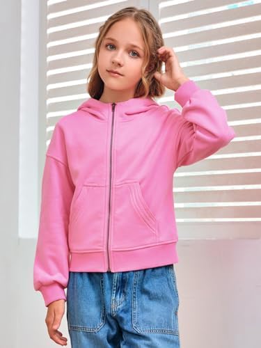 Meikulo Girls Zip Up Hoodie - Soft and Stylish comfortable22700