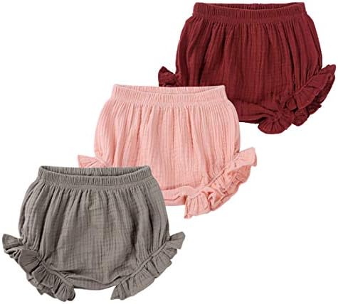 ZFTTZYMX Baby Girls Ruffle Bloomer Shorts Diaper Cover