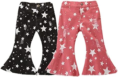 Star Washed Waist Jeans for Kids