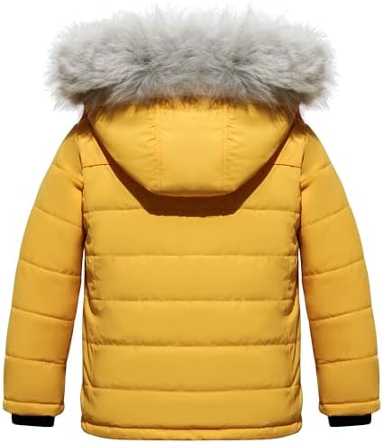 FARVALUE Girls Winter Padded Hooded Puffer Jacket