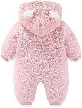 Baby Girls Boys Winter Snowsuit Teddy Bear Outfit Romper Coat