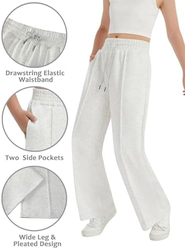 EXARUS Girls Wide Leg sweatpants