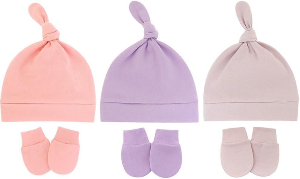 Adjustable Adjustable Knot Knitted Unisex Hat for Baby
