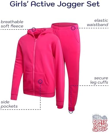 Coney Island Girls Collection - Comfortable Fleece Set