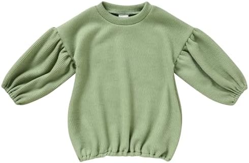 Loose Long Sleeve Casual Sweater for Baby Girls