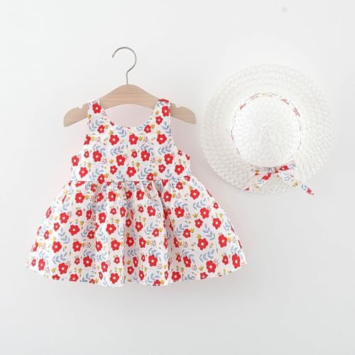 Cute Princess Toddler Beach Sets with Beaded Hats