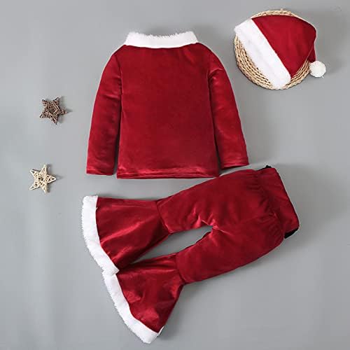 EnJoCho 4PC Christmas Cosplay Outfit for Kids 1-7 Years